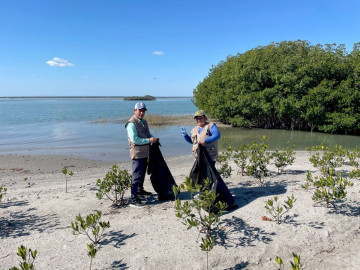 Refuerzan conciencia ambiental con limpieza de playas y humedales de Tamaulipas