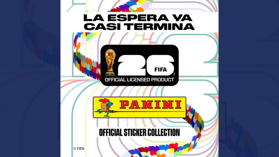 Panini anuncia preventa del álbum oficial del Mundial 2026; iniciará el 1 de abril