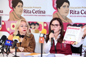 Garantizan acceso universal a la Beca Rita Cetina con módulos de inscripción en escuelas de Tamaulipas