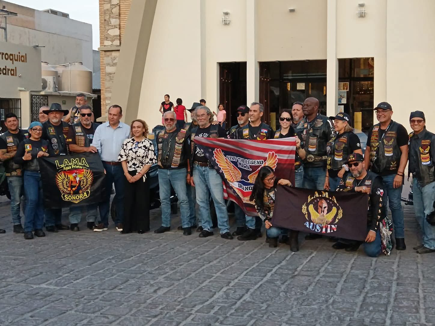 Visitó Reynosa Caravana internacional de Motociclistas LAMA