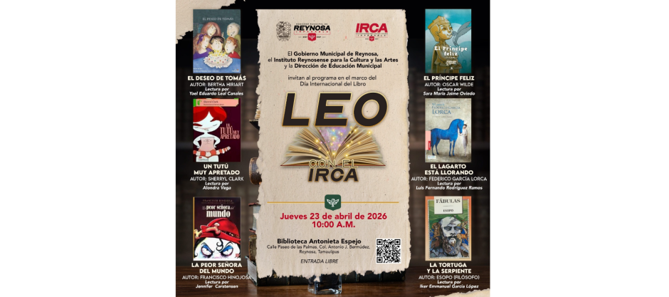 Invita Gobierno de Carlos Peña Ortiz a celebrar el Día Internacional del Libro