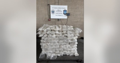 Aseguran millonaria carga de metanfetamina en el Puente Pharr