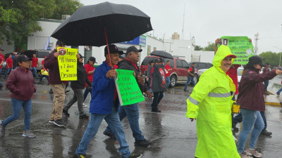 Sindicato SNITIS de Rheem, se manifiesta en Nuevo Laredo este 1 de mayo