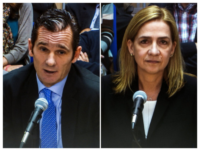 Justicia española absuelve a la infanta Cristina y condena a Urdangarin