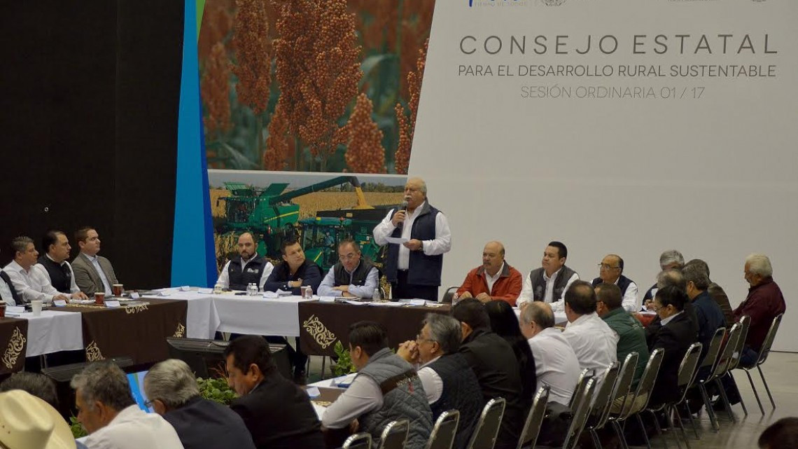 Realizan Consejo Estatal para el Desarrollo Rural Sustentable 2017