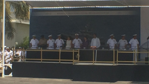 Botan a altamar al buque patrulla Chichén Itzá