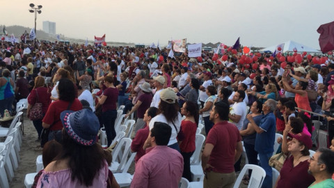 AMLO aseguró su triunfo al estar 25 puntos arriba de sus contrincantes 