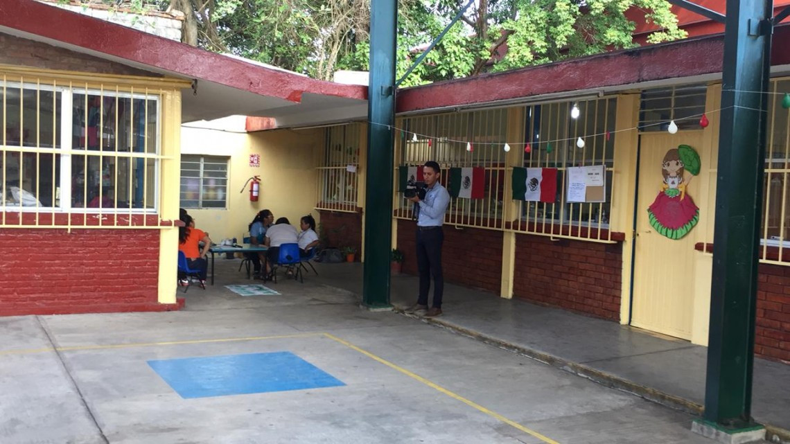 Ladrones se llevan pantalla, impresora y computadora de jardín de niños