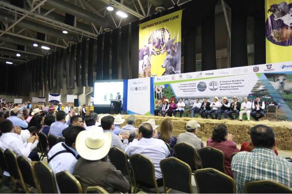 Inaugura Gobernador Congreso Mundial de Ganadería y Agricultura en Tampico