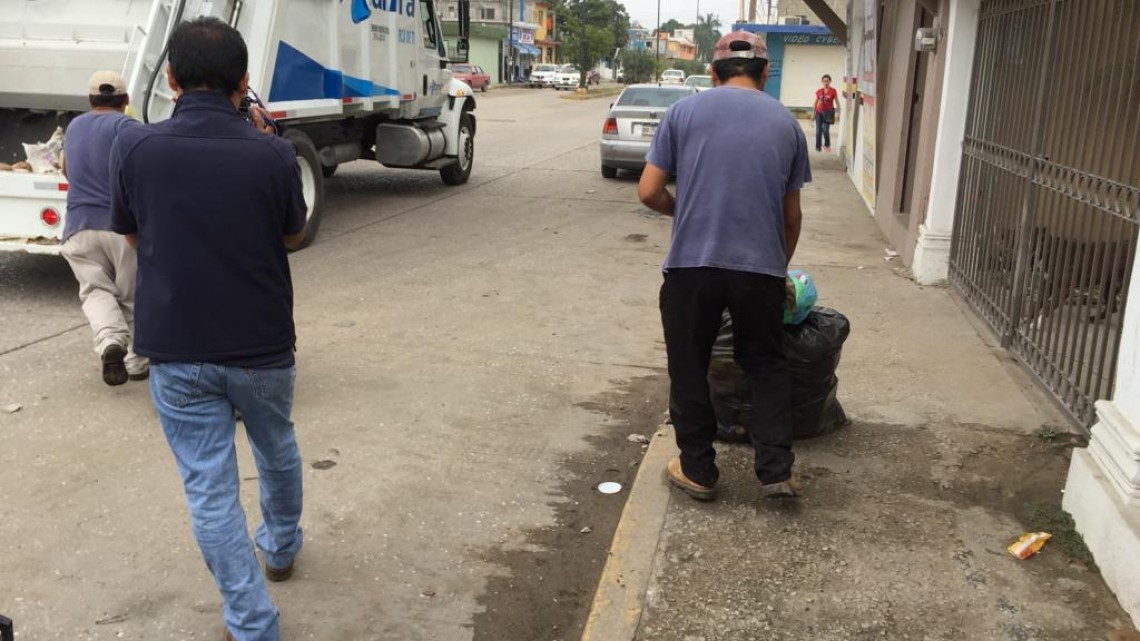 Preparados ante incremento de basura en calles por fiestas de fin de año