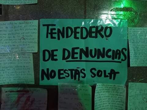 Presentan ‘Tendedero de Denuncias’ en Plaza de Armas en Tampico