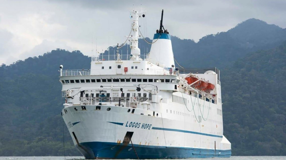 Todo listo para recibir a "Logos Hope" la biblioteca flotante