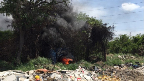 Incendios en basureros clandestinos generan movilización de bomberos 