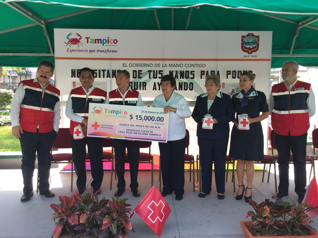 Conminan a participar en la colecta nacional 2018 de la Cruz Roja