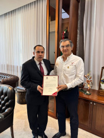 Designa gobernador Américo Villarreal Anaya a nuevo secretario de Finanzas