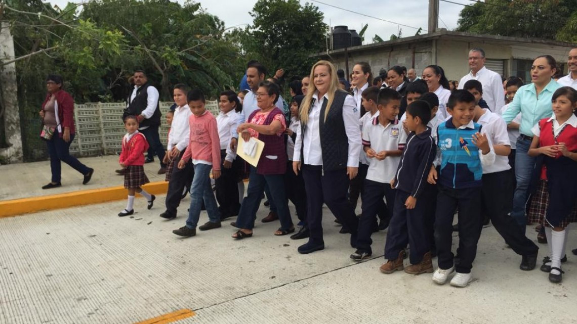 Se entrega obra de beneficio colectivo
