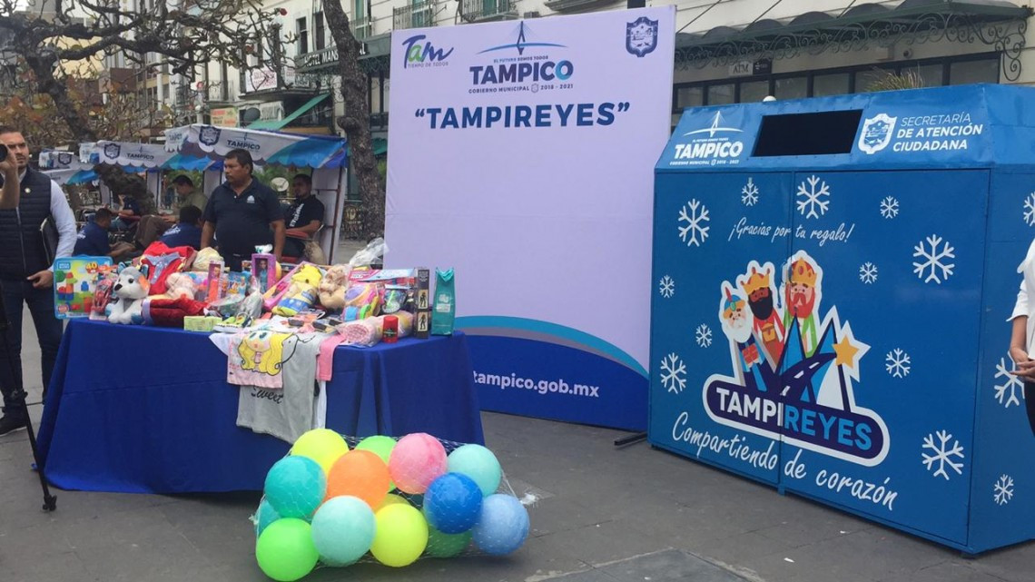 Ponen en marcha campaña de donación de juguetes “TampiReyes”