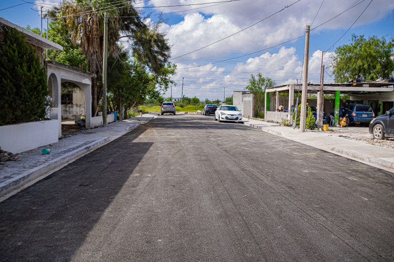Avanza Gobierno de Matamoros en pavimentación, concluye obras en beneficio de cientos de familias