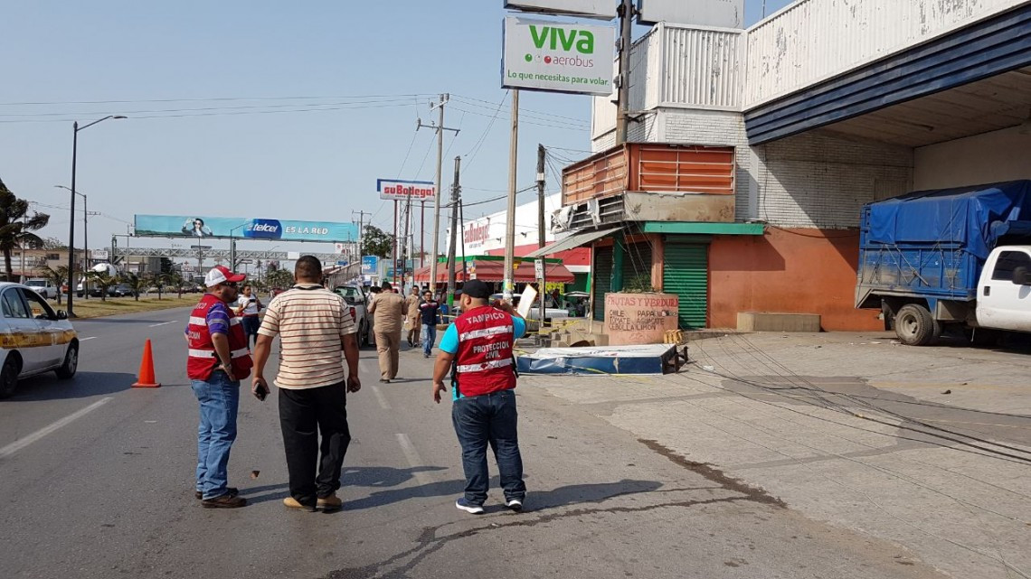 Norte provoca caos en sur de Tamaulipas 