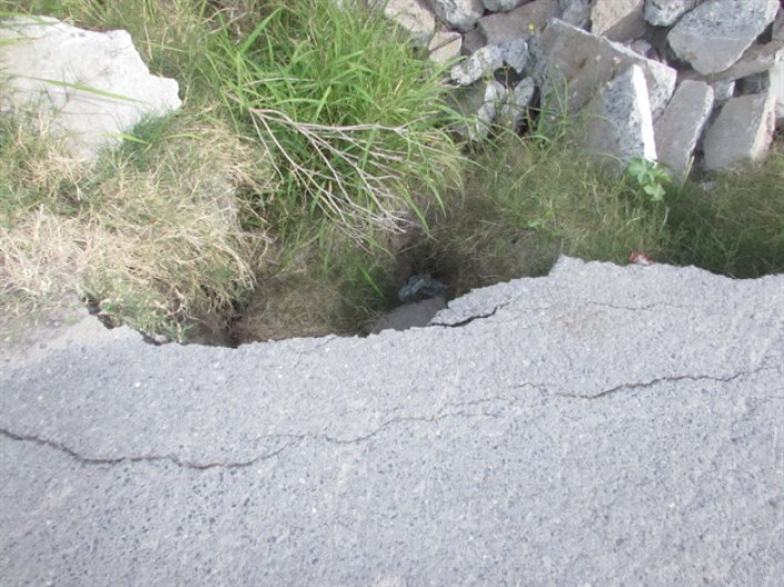 Piden mantenimiento de carretera para evitar accidentes