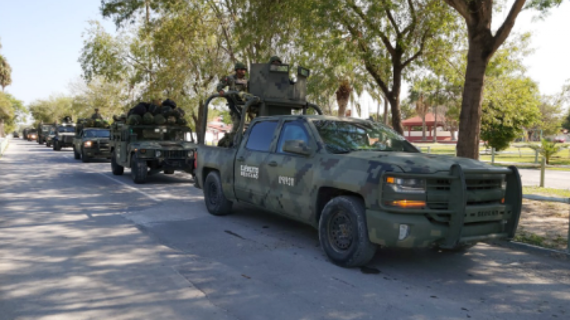 Arriban 350 elementos de la Sedena a Reynosa 