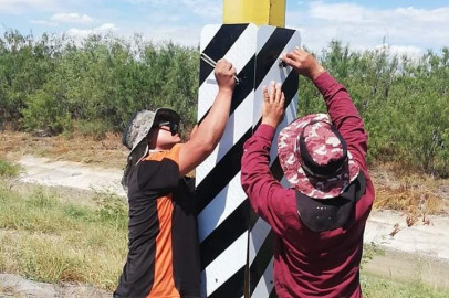 Desarrolló Municipio de Reynosa labor de mantenimiento en señalización vialen seña