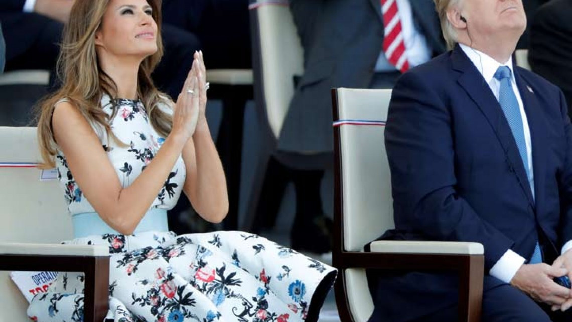 Trump invitado de honor en el desfile militar de Día Nacional de Francia