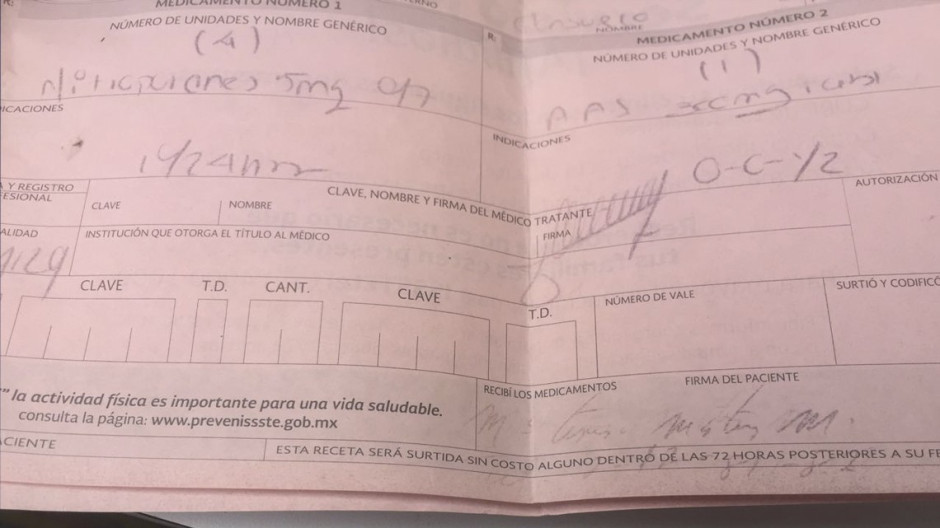 Denuncian desabasto de medicamentos en el ISSSTE