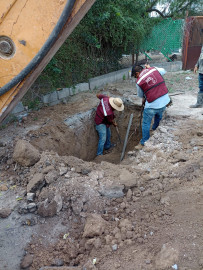 Realiza COMAPA Reynosa sondeo de línea en Ampliación Pedro J. Méndez 