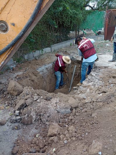 Realiza COMAPA Reynosa sondeo de línea en Ampliación Pedro J. Méndez 