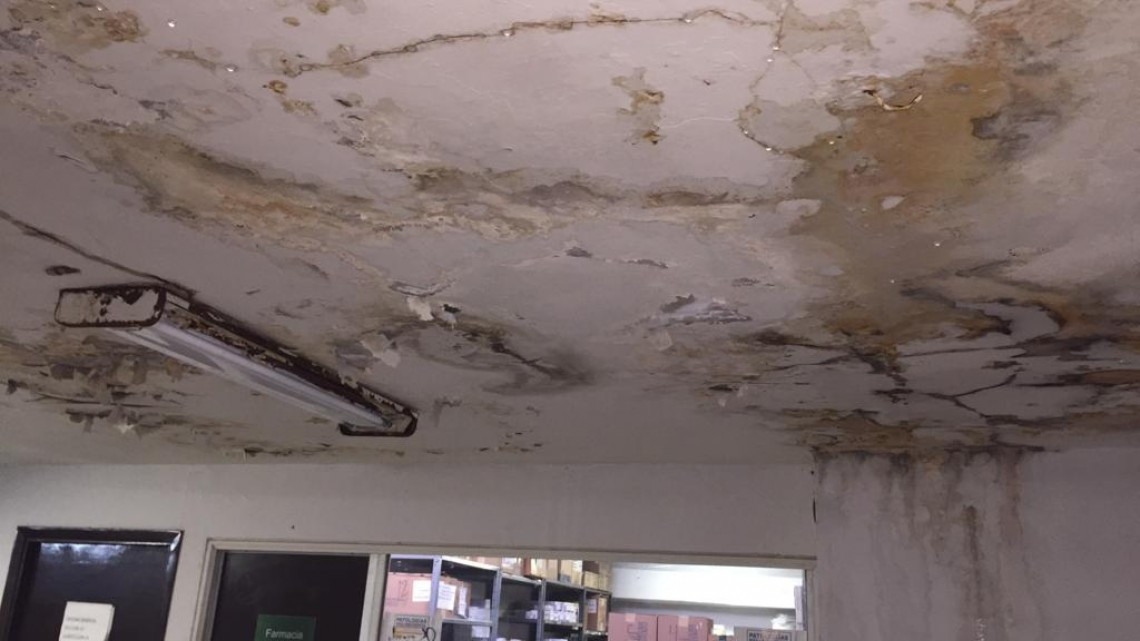 Serias fallas en la infraestructura del centro de salud de Altamira