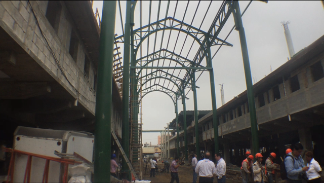 Asegura constructora tener listos mercados el 31 de marzo