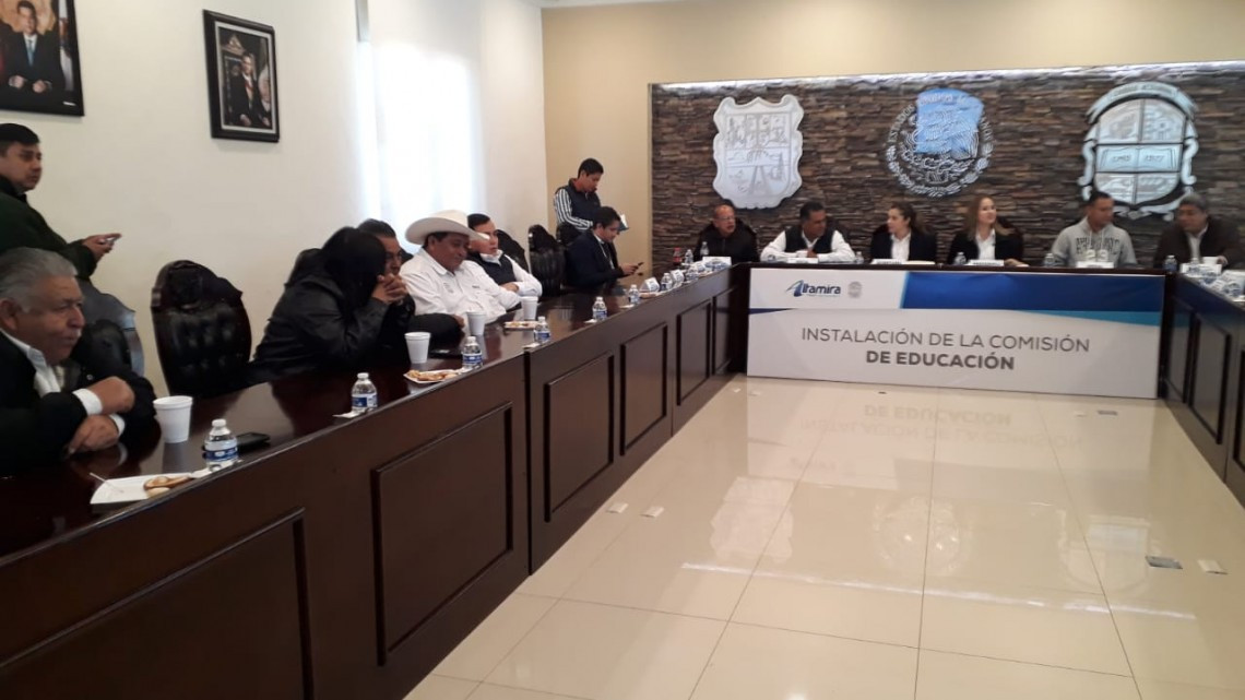 Se instala Comisión de educación; a fin de reforzar el tema educativo en el municipio