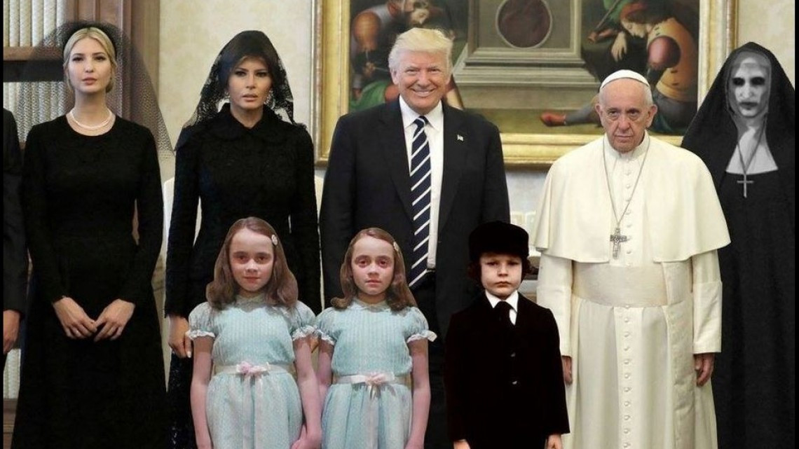 La visita de los Trump al Papa en memes