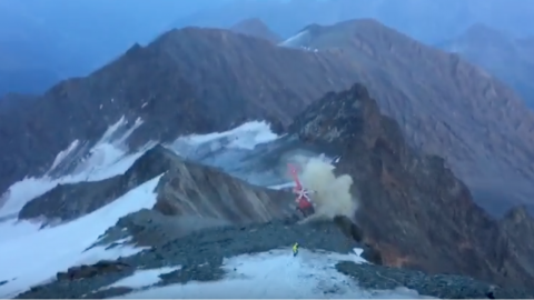 Helicóptero se estrella durante rescate 