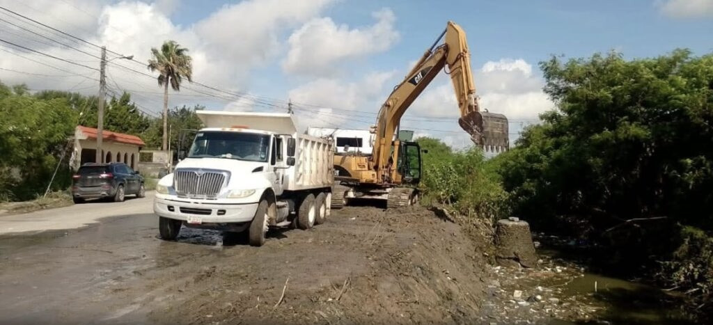 Continúa el desagüe en colonias inundadas de Matamoros tras intensas lluvias