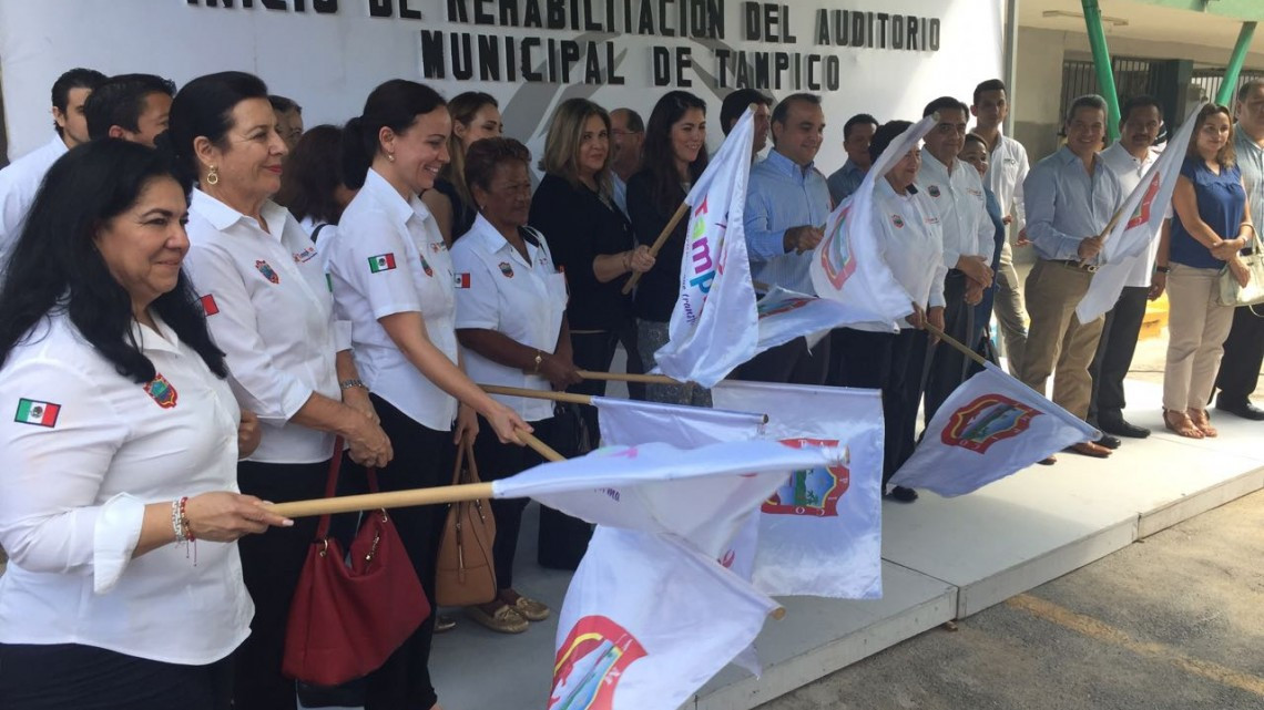 Remodelación del auditorio municipal de Tampico costará 5 mdp