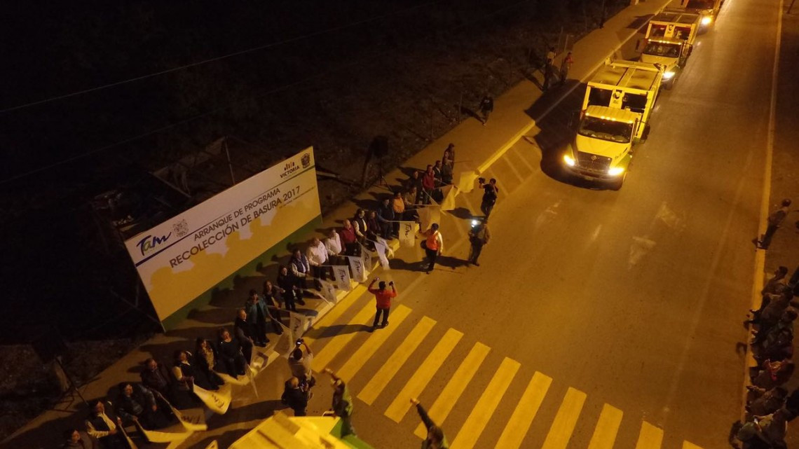 Inicia nuevo modelo de recolección de basura en ciudad Victoria