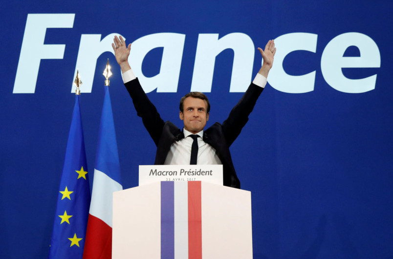 Macron promete vencer a Marine Le Pen en la segunda ronda