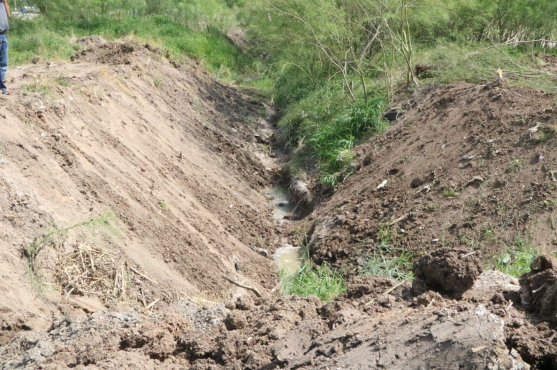 Continúa Protección Civil de Río Bravo con limpieza de pluviales