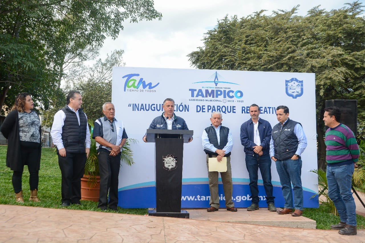 Entrega Chucho Nader Moderno Parque Recreativo