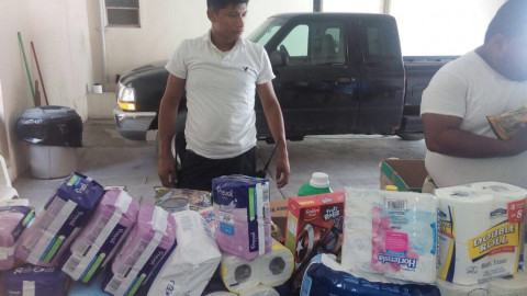 NotiGAPE Matamoros entrega víveres donados vivieres a damnificados