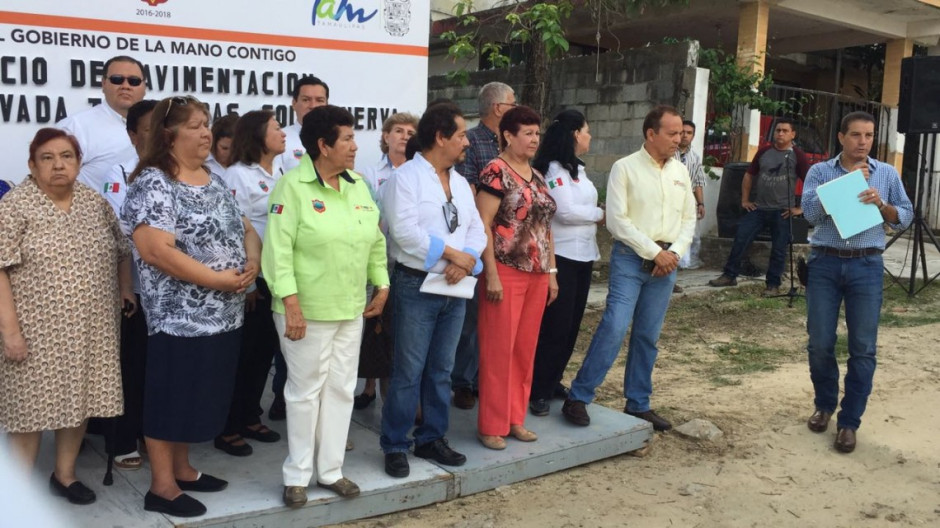 Arranca en Tampico una obra más de pavimentación