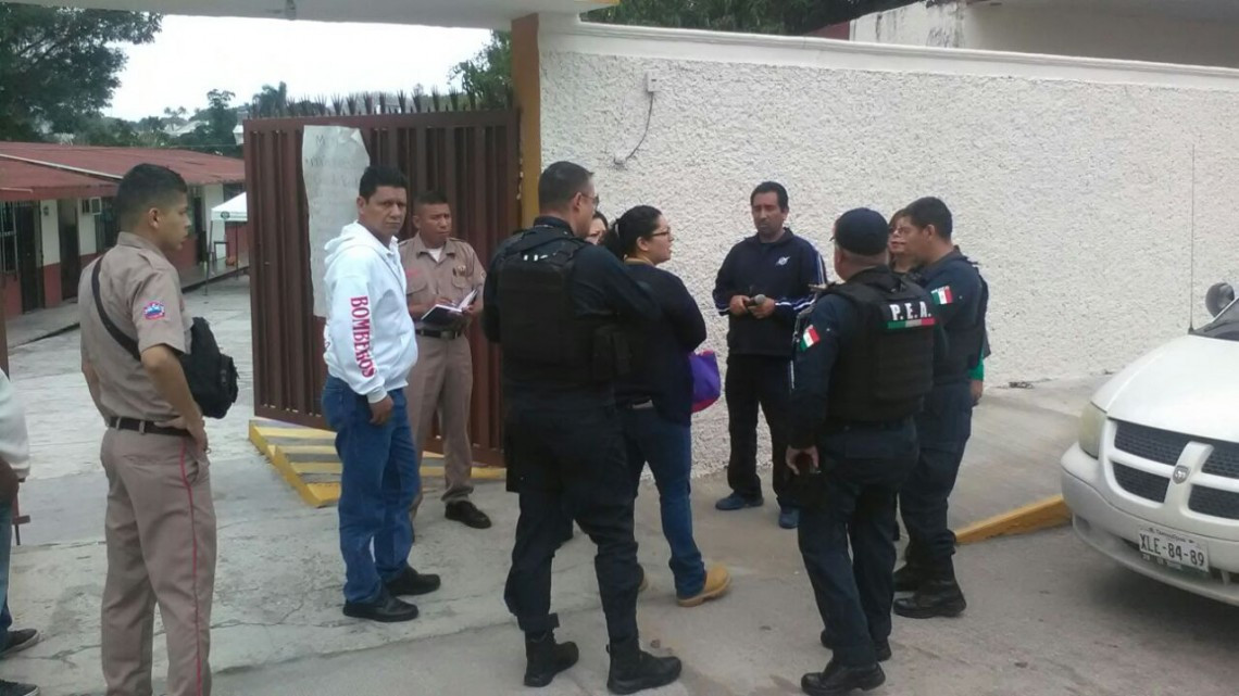 Amenaza de bomba en escuela y kinder primaria Enrique Rebsamen