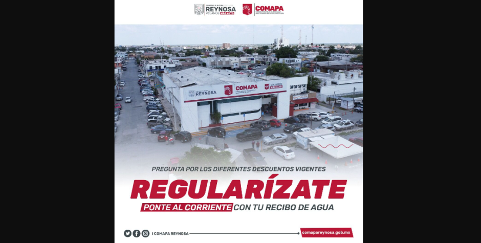 Regularízate y ponte al corriente en el pago de tu recibo de agua 