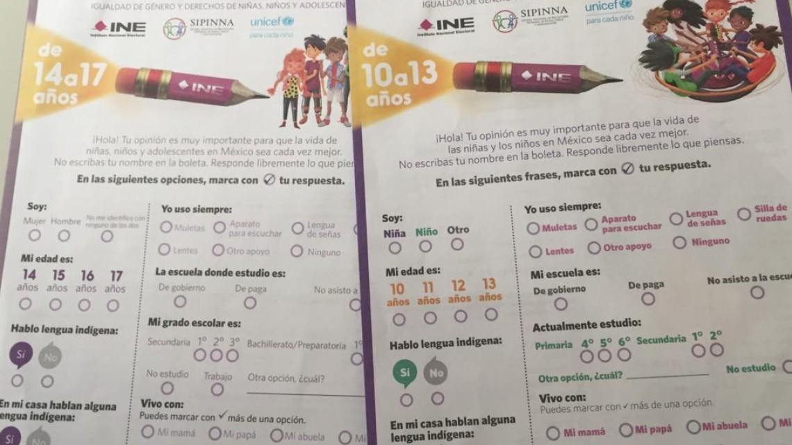 Conminan a niños y jóvenes a participar en la consulta infantil y juvenil 2018