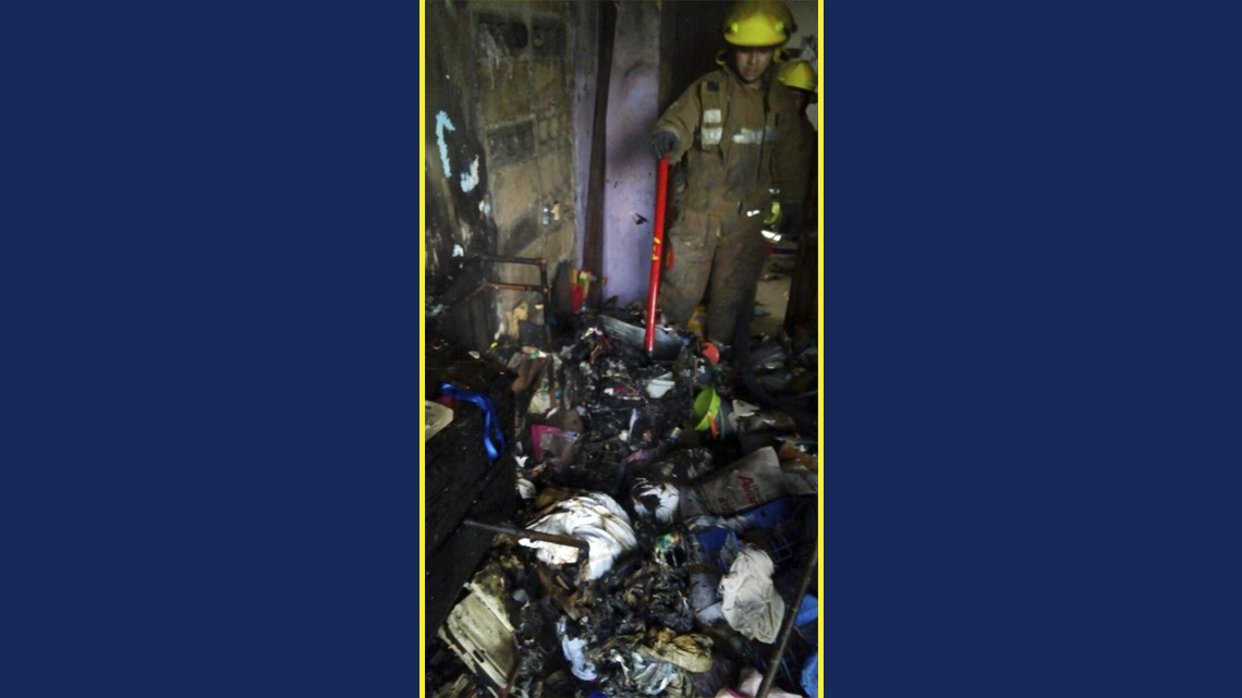 Se incendia casa en zona centro de Tampico