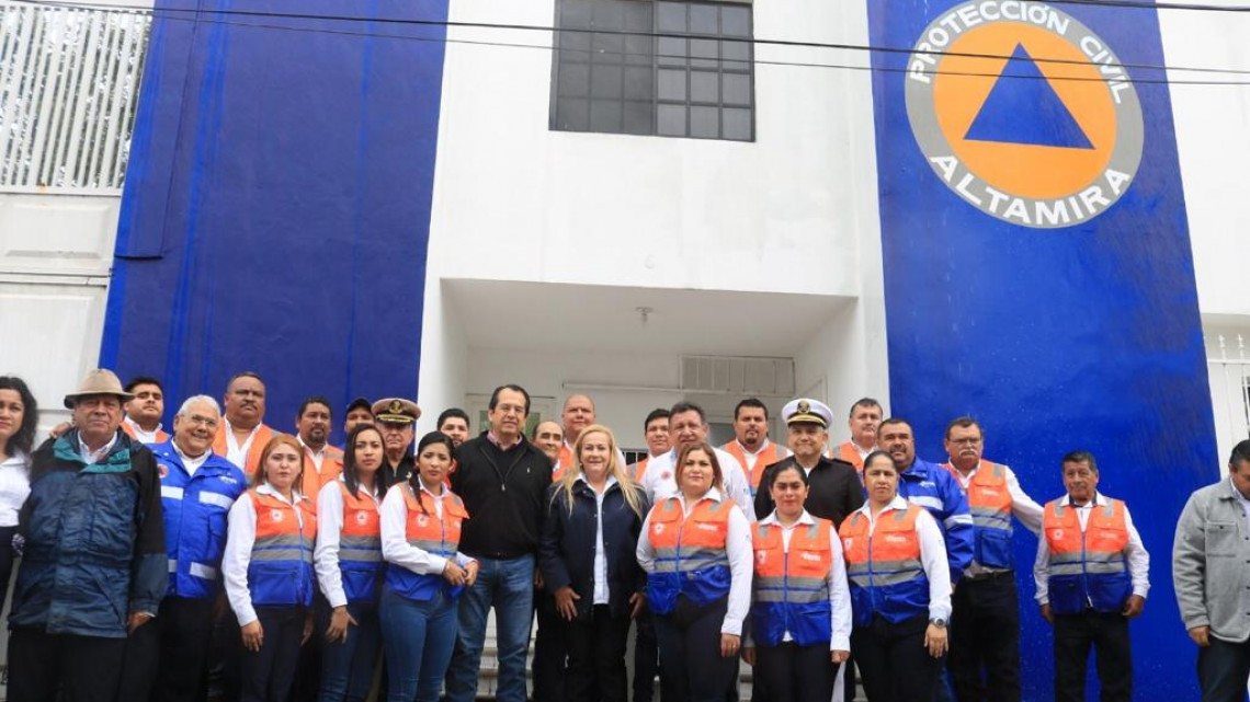 Inauguran nuevas oficinas de la Dirección de Protección Civil en Altamira