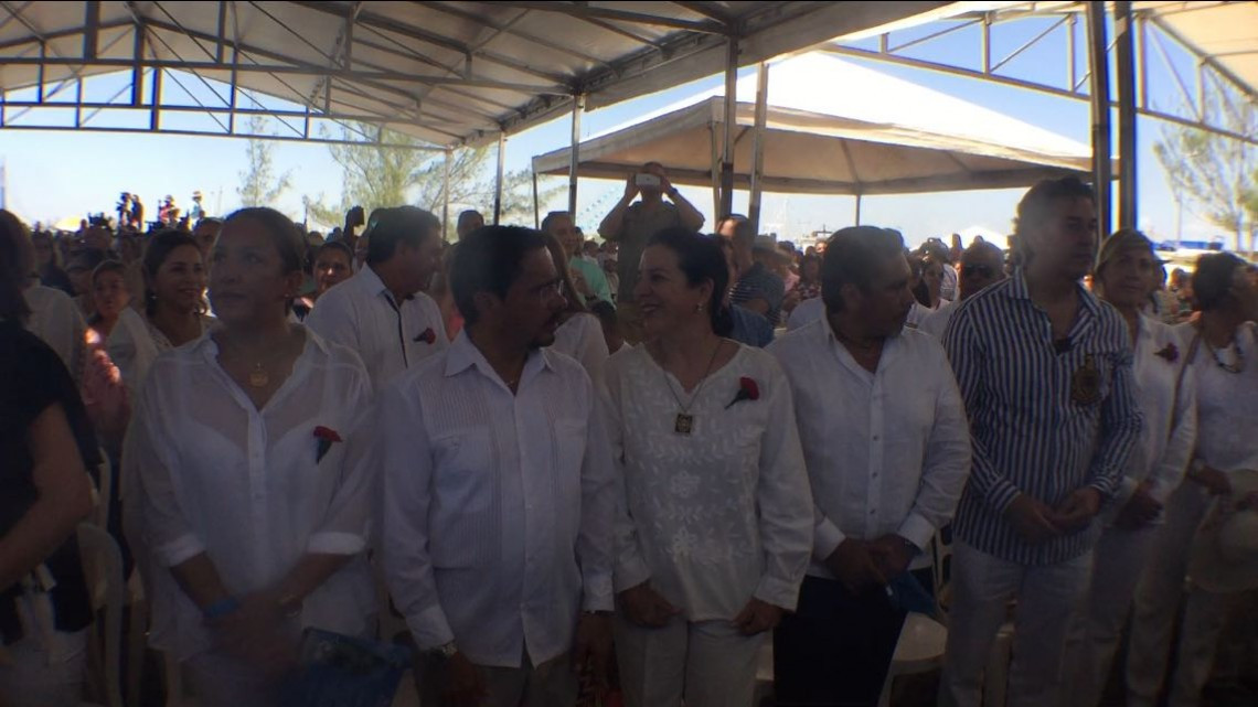 Celebran santa misa a la Virgen del Carmen