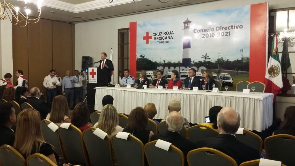 Toman protesta a la nueva mesa directiva del patronato Cruz Roja